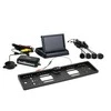 Amio Parkavimo pagalbos sistema TFT02 4,3" su HD-402-LED kamera, 4 juodi jutikliai
