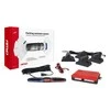 Parkavimo pagalbos sistema MAX LED, 4 juodi jutikliai 19 mm, sunkvežimiams AMIO-02292