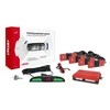 Parkavimo pagalbos sistema LED COB, 4 juodi jutikliai, vidinis montavimas 16,5 mm AMIO-02285