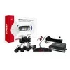 Parkavimo pagalbos sistema LED, 8 juodi jutikliai 22 cm AMIO-01560