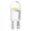 Standartinė skaidriai balta LED lemputė T10 W5W 12V balta 100 vnt. amio-02955