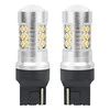 LED lemputės Canbus 3030 24smd T20 WY21W oranžinės gintaro spalvos 12v 24v amio-02393