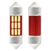 LED lemputės CANBUS 4014 12SMD festoon C5W C10W C3W 31mm baltos 12V 24V amio-01631