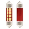LED lemputės CANBUS 4014 16SMD festoon C5W C10W C3W 39mm baltos 12V 24V amio-01633