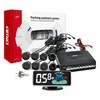 Parkavimo pagalbos sistema LED-GRAF 3D, 8 juodi jutikliai 21,5 mm AMIO-03191
