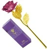 Aptel Auksinė dekoratyvinė rožė su violetiniais žiedlapiais, 24 cm