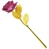 Aptel Auksinė dekoratyvinė rožė su violetiniais žiedlapiais, 24 cm
