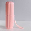 ATL Dantų šepetėlio ir pastos dėklas AG870B, rožinis, PP plastikas