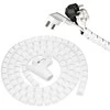 ATL Blow Organizatorius, kabelio gaubtas, 2m, baltas