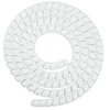 ATL Blow Organizatorius, kabelio gaubtas, 2m, baltas