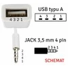 Hertz Adapteris AUX 3,5mm - USB