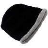 Bq52D Aptel Kepurė, šalikas (rinkinys) UNISEX SET Juodas