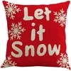 Aptel Pagalvės užvalkalas Let It Snow, 44x44 cm, veliūras