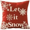 Aptel Pagalvės užvalkalas Let It Snow, 44x44 cm, veliūras