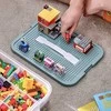 ATL DA326D Dėžutė-konteineris blokeliams, 5 sluoksnių, mėlyna