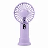 ATL DA669A Mini wiatrak usb rankinis biurkowy violetinė
