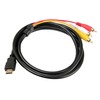 ATL HDMI į VGA + Audio 3x Chinch RCA laidas