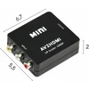 Adapteris AV ATL HD44 Adapteris sygnału av rca cinch do hdmi audio rca