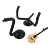 Sg1B Sieninis gitarų laikiklis, dviejų dalių, juodas