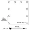 Aptel ATL ZD109 Lampki led na lustro 10vnt