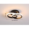 Lubinis šviestuvas Aptel Lubinis LED šviestuvas, juodas, 20W