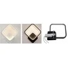 Sieninis šviestuvas ATL Sieninis LED šviestuvas ZD113A, 14W, 20x20 cm, juodas