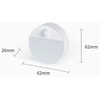 ATL LED lempa su judesio ir sutemos jutikliu, 0,5 W, balta