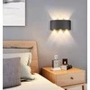 Sieninis šviestuvas ATL Lempa LED 6W juodas