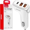 Automobilinis įkroviklis 2x USB-A + USB-C 38W 12/24V AMiO-03886