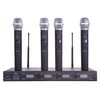 Azusa PLL-400 UHF mikrofonas 4 kanalai (4 delniniai mikrofonai)