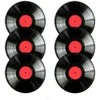 Bertoni 6D apvalaus stalo kilimėlių rinkinys - VINYL