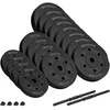Hantle Bituminiai reguliuojamo svorio hanteliai 1x20kg REBEL ACTIVE