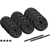Bituminiai reguliuojamo svorio hanteliai 2x10kg REBEL ACTIVE