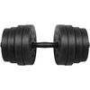 Hantle Bituminiai reguliuojamo svorio hanteliai 2 x 15 kg REBEL ACTIVE