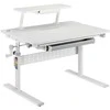 ergo office Biurko vaikams su regulacją aukščio max 40kg ER-483 Szare