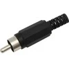 Blow Oem RCA kištukas (Cinch) juodas - 100vnt