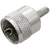 1099# CB kištukas (UHF/UC1) užspaudžiamas RG58+įvorė RG58+įvorė