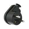 2162# Oem WT-16 kištukas - į lizdą su įžeminimu - juodas