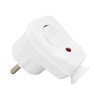 Blow Plastrol Kampinis kištukas 16A IP20 2P+E su 0-1 jungikliu ir baltu diodu WT-16US/ŁK T-99803