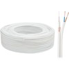 Kabelis koaksialinis kabelis su maitinimo šaltiniu CCTV baltas K60+2x05mm2 Elektrokabel 1m