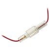 4020# Saugiklio lizdas 30 mm su kabeliu, raudonas 0,75 (pl)