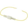 4021# Saugiklio lizdas 30 mm su laidu, geltonas 0,75 (pl)