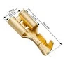 Blow Neizoliuota plokščia jungtis 6.3 mm pradinė