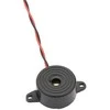 5070# Juodas garsinis signalizatorius fy248 su 24v laidu (nuolatinis)