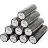 54-037# Lipni izoliacinė juosta 0,15 mm / 15 mm / 10 m - juoda, kelių pakuočių pakuotė