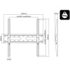Blow LCD televizoriaus laikiklis HQ 32"-85" Juodas SLIM