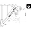 Blow Televizoriaus LCD HQ 17"-32" sieninis laikiklis su jungtimi