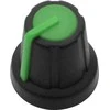 8695# Potenciometro rankenėlė juoda n-2 žalias indikatorius 17,5 mm