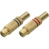Blow 8965# Lizdas rca-na kabelis auksinė juoda