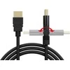 BLOW 92-653 BLOW HDMI-HDMI Juodas 2.0 4K kampas 3m